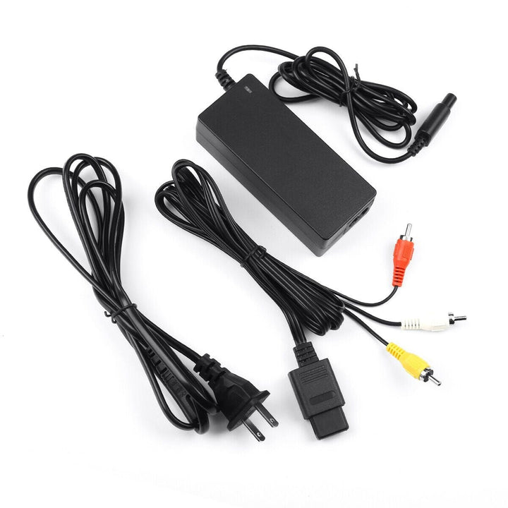 Nintendo Gamecube Power Supply & AV Cables