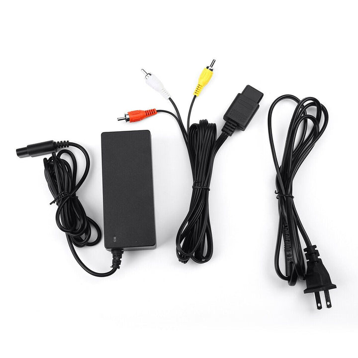 Nintendo Gamecube Power Supply & AV Cables