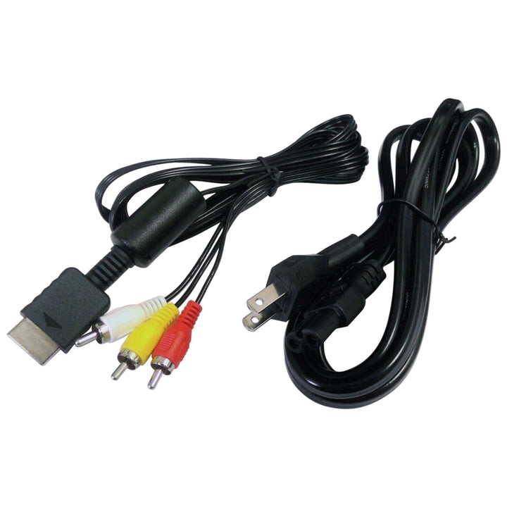 PS1 Power Cord & AV Cable (Retro Fam)