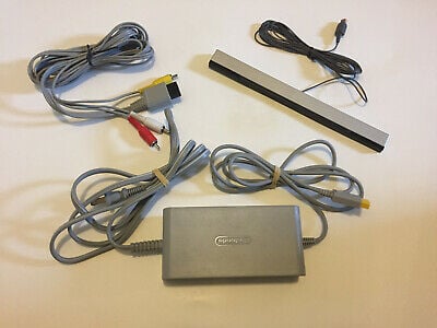 Wii U Power Cable, HDMI & Sensor Bar (Retro Fam)