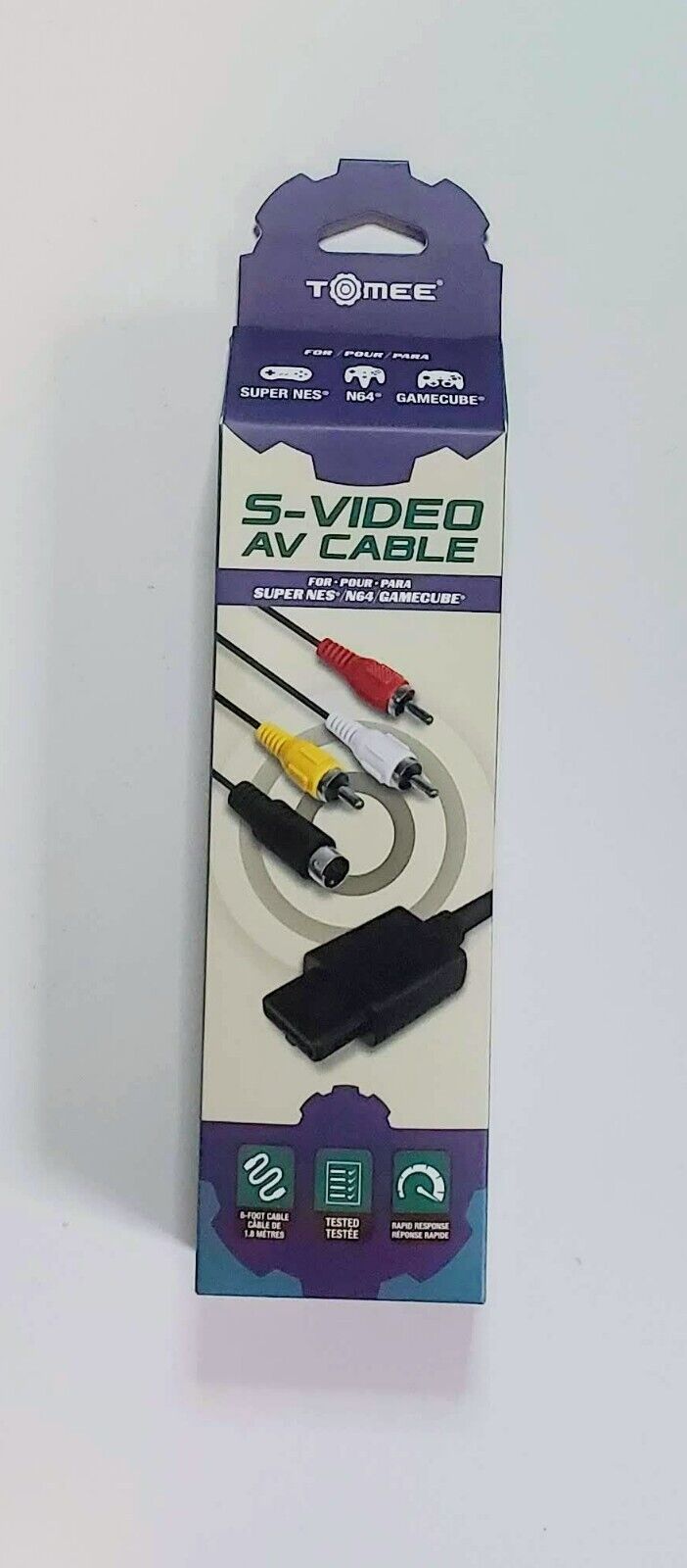 S-Video AV Cable for GameCube / N64 / Super NES (Retro Fam)