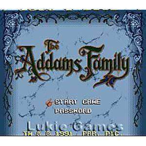 The Addams Family - SNES Game (Retro Fam)