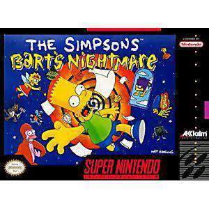 Simpsons Bart's Nightmare - SNES Game