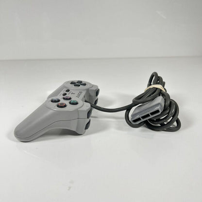 Sony PlayStation PS1 Official OEM Gray Controller - Retro Fam