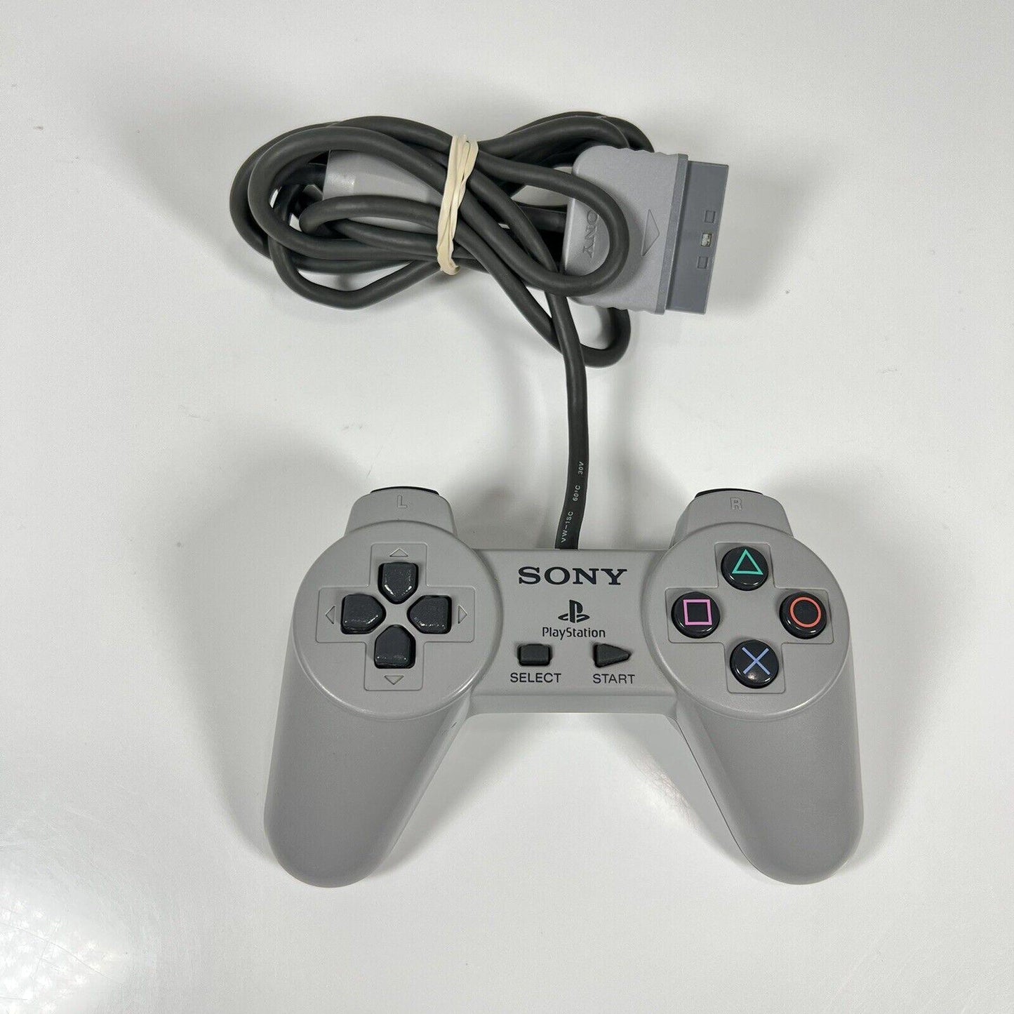 Sony PlayStation PS1 Official OEM Gray Controller - Retro Fam