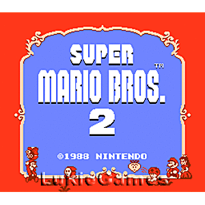 Super Mario Brothers 2 - NES Game | Retrolio Games