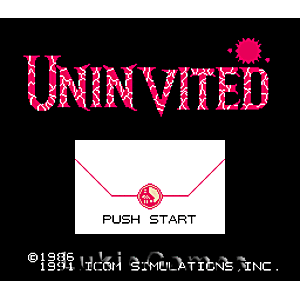 Uninvited - NES Game | Retrolio Games