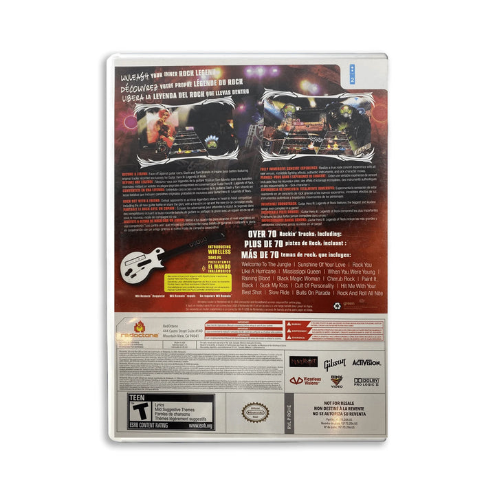 Guitar Hero III: Legends of Rock – Wii Game