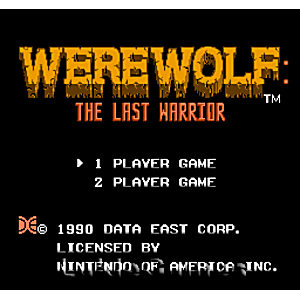 Werewolf - NES Game | Retrolio Games