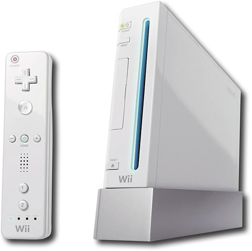 Wii Console: Mario Kart With Wheel