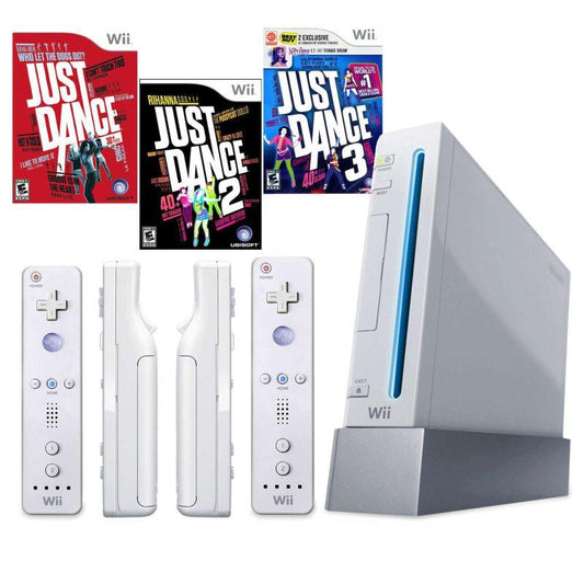 Wii Console: Just Dance Bundle - Retro Fam