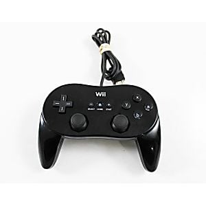 Nintendo Wii Classic Pro Controller- Black (Retro Fam)