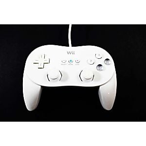 Manette Nintendo Wii Classic Pro - Blanche (Retro Fam)
