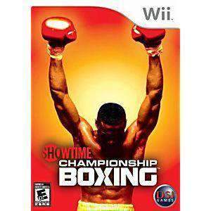 Showtime Championship Boxing - Wii Game | Retrolio Games