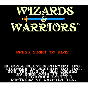 Wizards & Warriors - NES Game | Retrolio Games